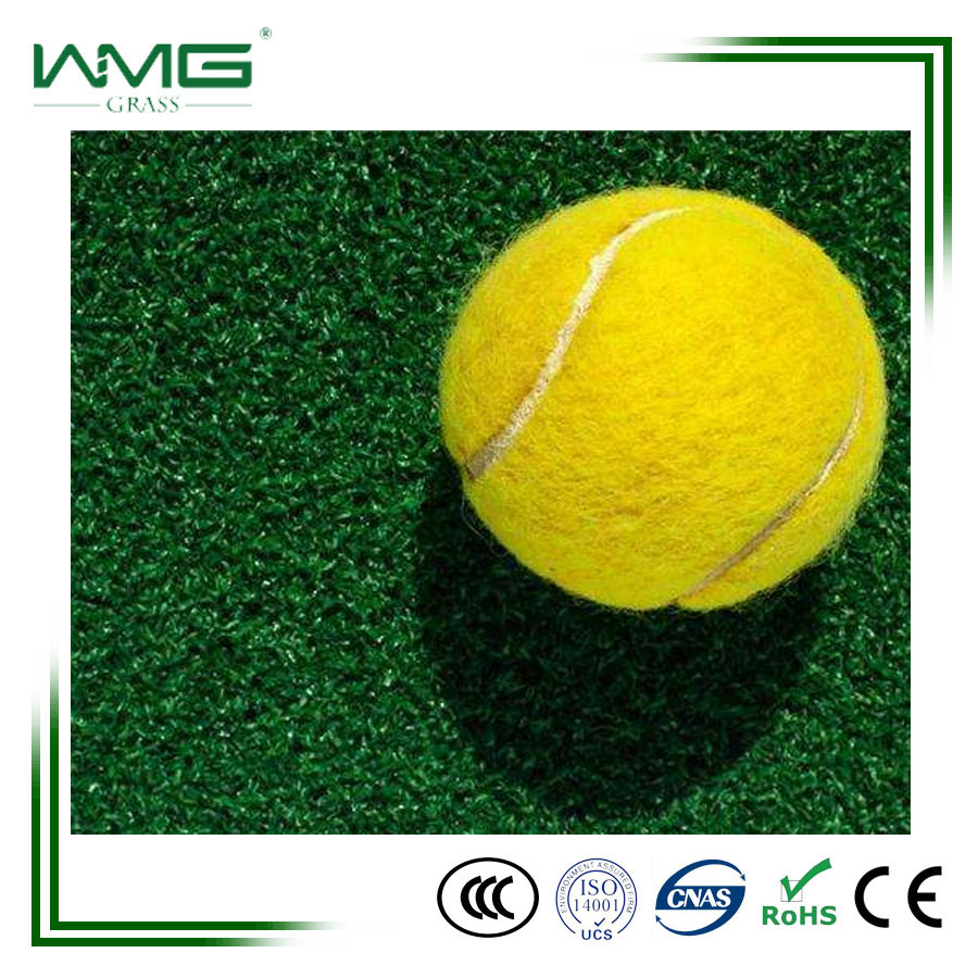 Cheap selling sport synthetic turf PE artificial grass for tennis court